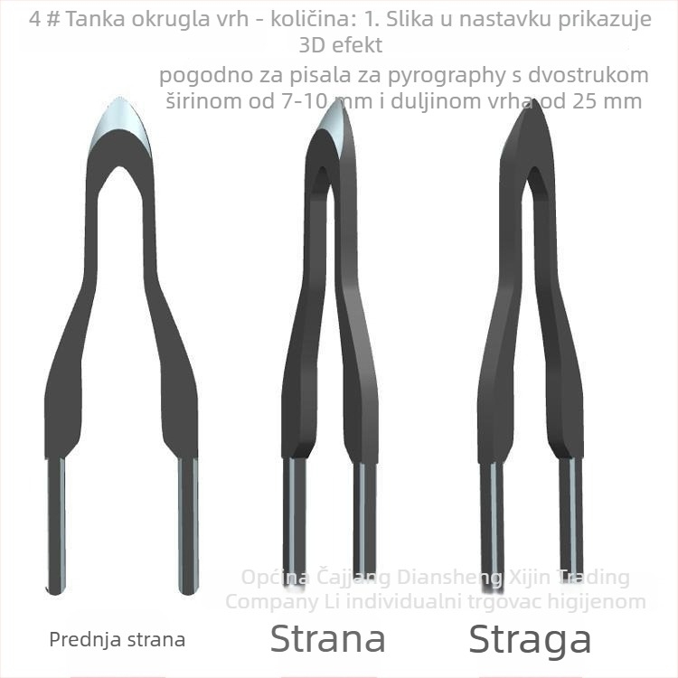 Profesionalni vrh za pyrografiju – električno grijani vrh za graviranje