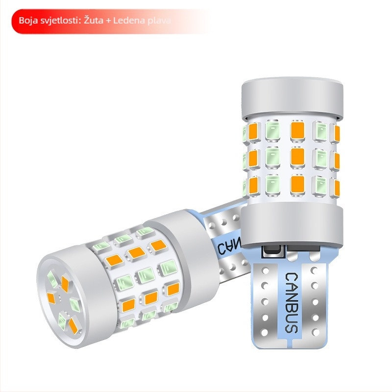 T10 LED pozicijsko svjetlo, dvobojno, 42SMD, 12V, 0.18A, aluminij visoke klase