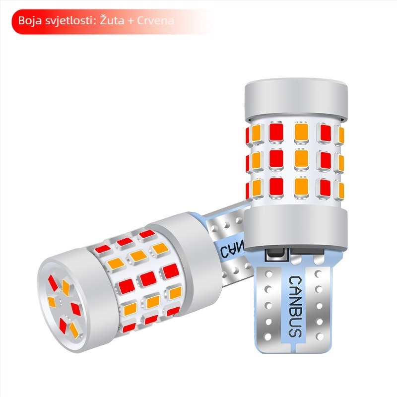 T10 LED pozicijsko svjetlo, dvobojno, 42SMD, 12V, 0.18A, aluminij visoke klase