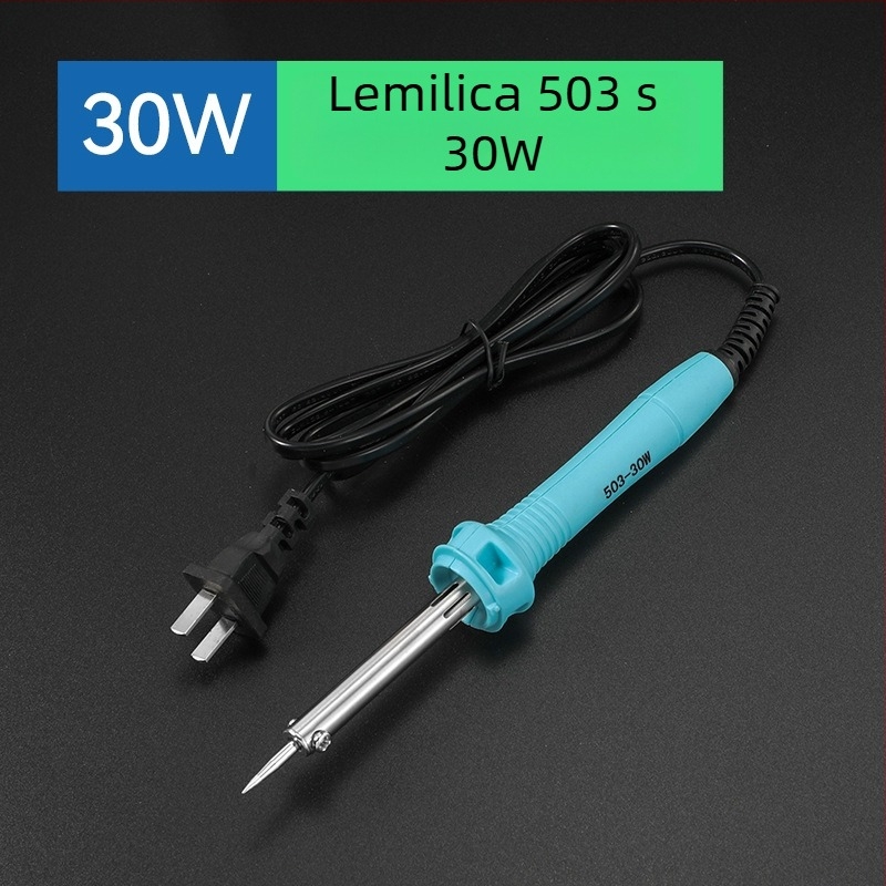Električno lemilo s drvenom drškom, vanjsko grijanje, 60W, 220V, 480°C