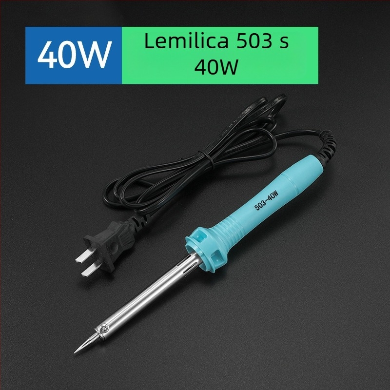 Električno lemilo s drvenom drškom, vanjsko grijanje, 60W, 220V, 480°C