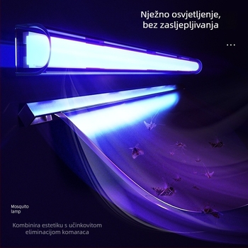 Ljepljiva lampa za komarce – LED svjetlo, hvatanje svjetlosnim valovima, ne rotira, model WM600-GB01L, pogodno za 61㎡+