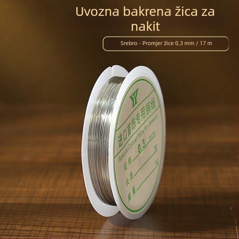 Bakarni žični bakar za DIY dodatke Hanfu u antičkom stilu, proces izvlačenja žice, uzorak Osam Oči, podrijetlo Yiwu