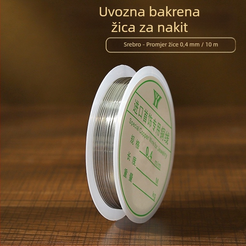 Bakarni žični bakar za DIY dodatke Hanfu u antičkom stilu, proces izvlačenja žice, uzorak Osam Oči, podrijetlo Yiwu