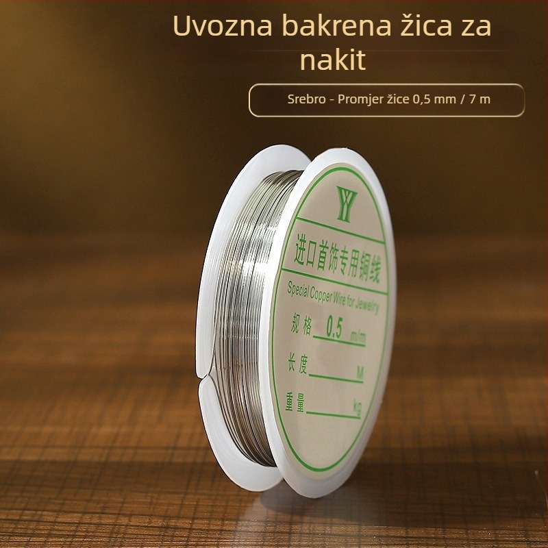 Bakarni žični bakar za DIY dodatke Hanfu u antičkom stilu, proces izvlačenja žice, uzorak Osam Oči, podrijetlo Yiwu