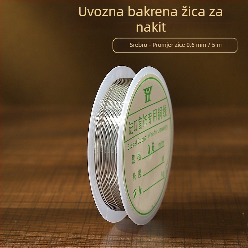 Bakarni žični bakar za DIY dodatke Hanfu u antičkom stilu, proces izvlačenja žice, uzorak Osam Oči, podrijetlo Yiwu