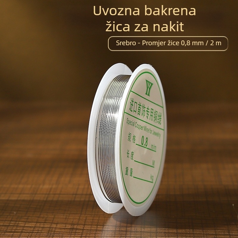 Bakarni žični bakar za DIY dodatke Hanfu u antičkom stilu, proces izvlačenja žice, uzorak Osam Oči, podrijetlo Yiwu