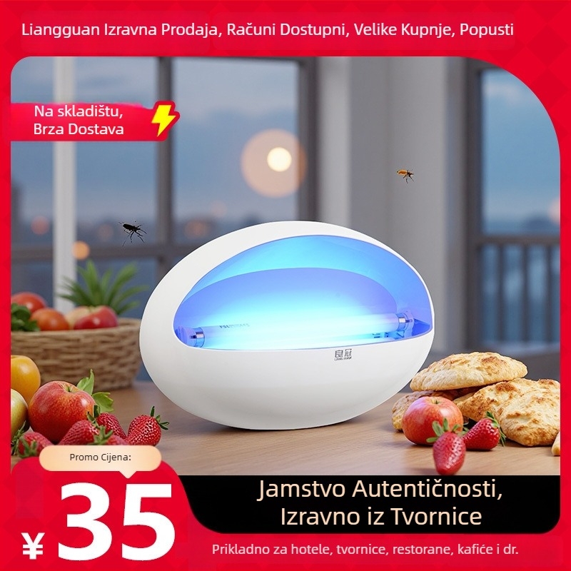 Zidna ljepljiva lampa za hvatanje komaraca i muha, model LG-298L, T5-8W, 220V, prilagodljiva, veleprodaja za trgovce