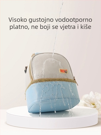 Torba za čuvanje dojke s hlađenjem za posao, prijenosna izolirana torba za dojilje, višenamjenska torba za majku i dijete, lagana torba preko ramena, vanjska tkanina: Oxford, podstava: poliester, zima 2024