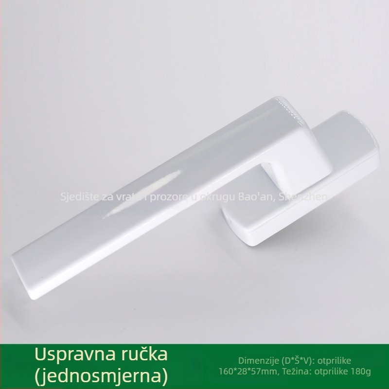 DP-Broken Bridge ručka za prozore od aluminijske legure, s nano-slojom i bojom otporna na visoke temperature – za vrata i prozorsko kovanje