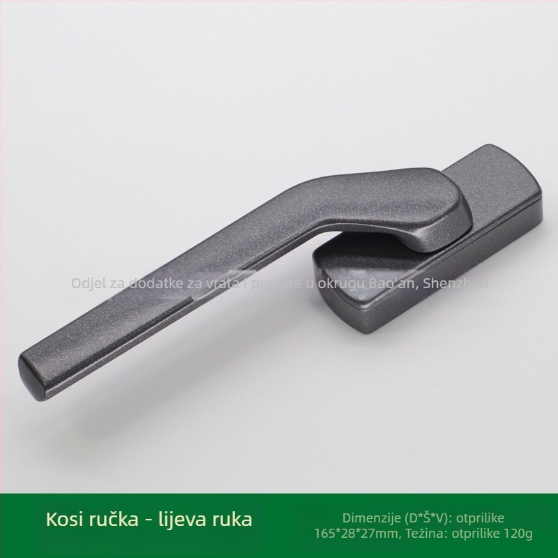 DP-Broken Bridge ručka za prozore od aluminijske legure, s nano-slojom i bojom otporna na visoke temperature – za vrata i prozorsko kovanje
