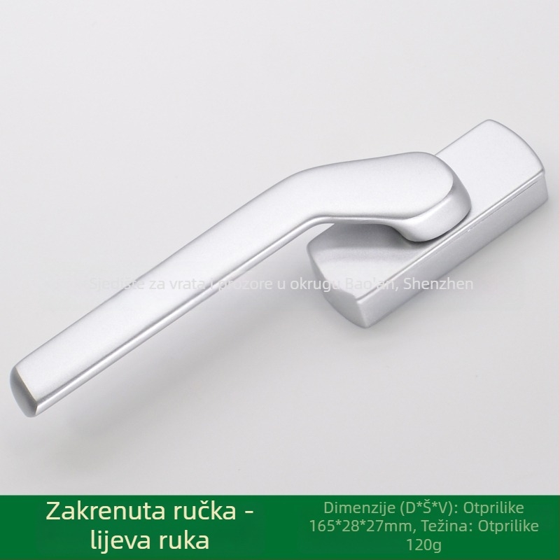 DP-Broken Bridge ručka za prozore od aluminijske legure, s nano-slojom i bojom otporna na visoke temperature – za vrata i prozorsko kovanje