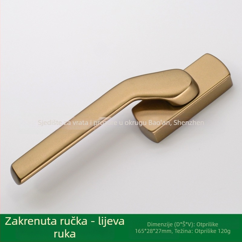 DP-Broken Bridge ručka za prozore od aluminijske legure, s nano-slojom i bojom otporna na visoke temperature – za vrata i prozorsko kovanje