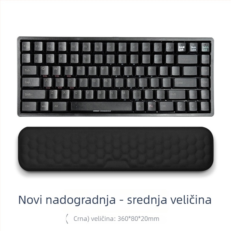 Podložak za zglob za mehaničku tipkovnicu, tkanina, jednostrana, injekcijsko oblikovanje, Short-tailed fox