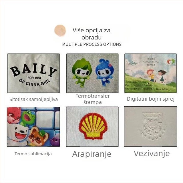 Platnena torba s logom, na skladištu i prilagodljiva, tisk loga toplinski transfer, dno i bočne stranice, Ping Sheng marka