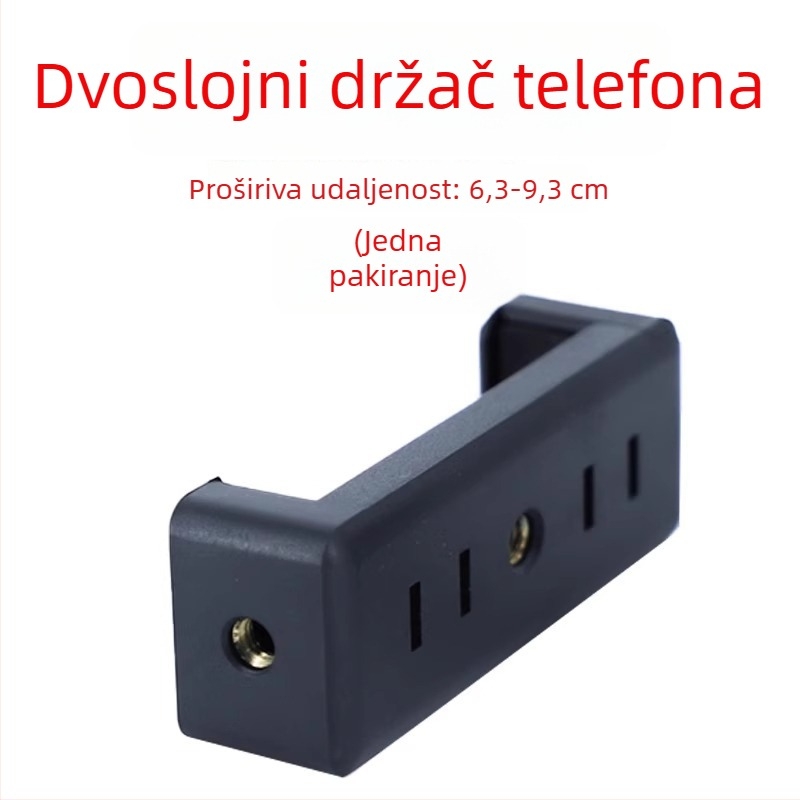Friendly Držač za telefon za prijenos uživo, stativ s rotirajućim klipom i gimballom, 360° snimanje iznad, plastični podni stalak
