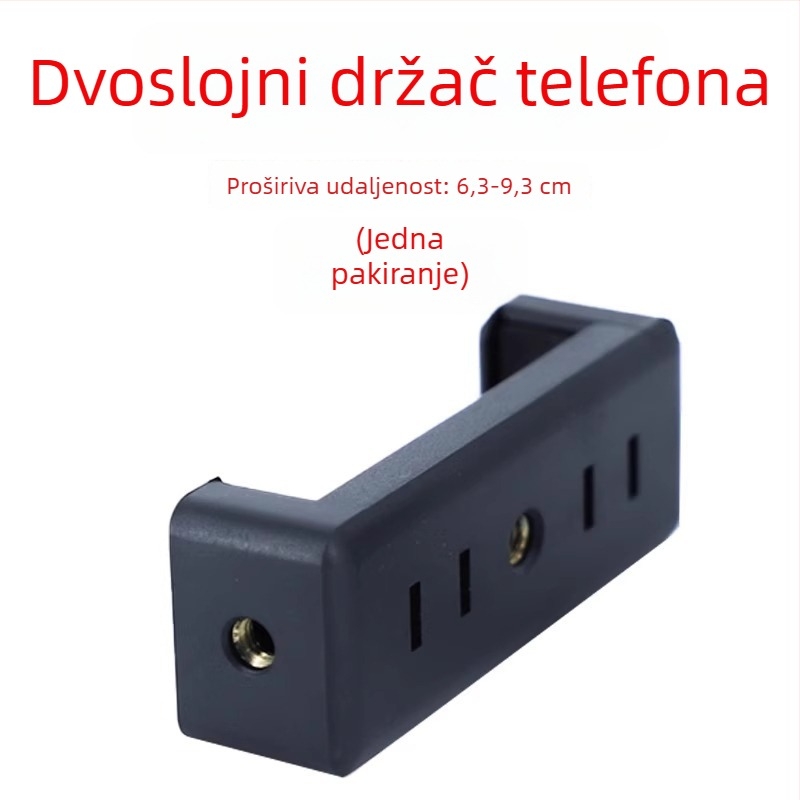 Friendly Držač za telefon za prijenos uživo, stativ s rotirajućim klipom i gimballom, 360° snimanje iznad, plastični podni stalak