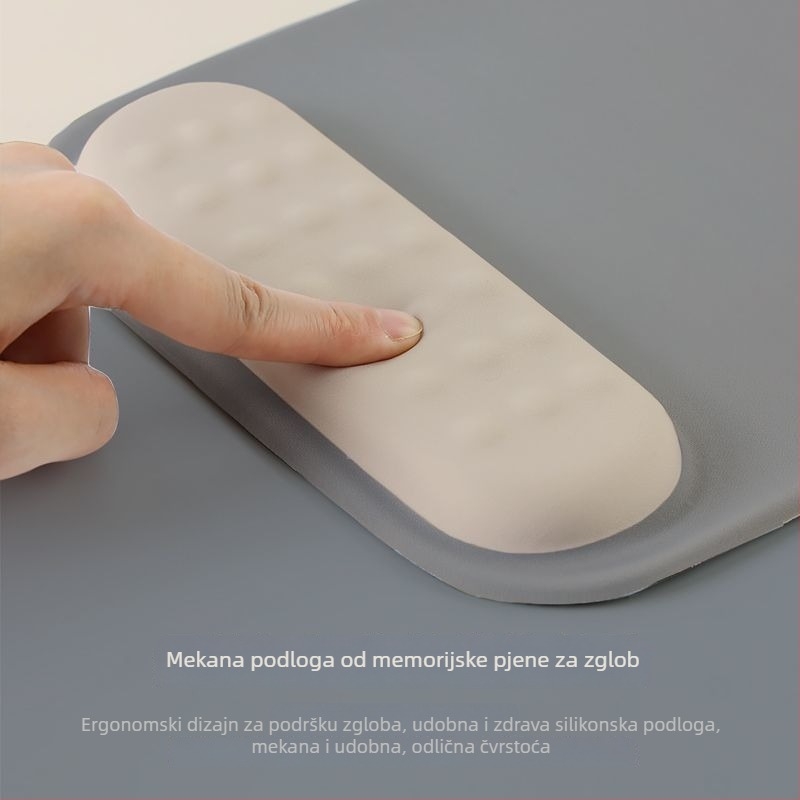 Velika podloga za miša, prirodni kaučuk, jednobojna, igraća podloga