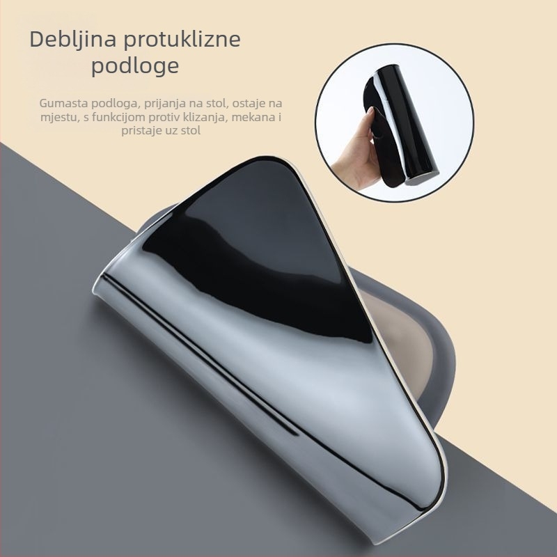 Velika podloga za miša, prirodni kaučuk, jednobojna, igraća podloga