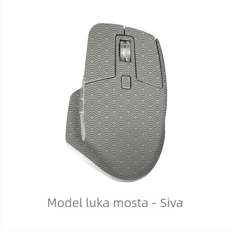 Kožni zaštitnik za miš Logitech MX Master 3 — protuklizni mat završni sloj, reljefna tekstura s udubljenjima i izbočenjima, OEM-kompatibilno, univerzalna prilagodba