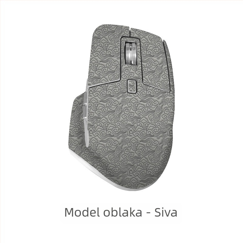 Kožni zaštitnik za miš Logitech MX Master 3 — protuklizni mat završni sloj, reljefna tekstura s udubljenjima i izbočenjima, OEM-kompatibilno, univerzalna prilagodba