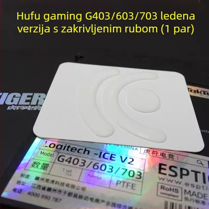 Tiger talisman gaming nožice za miš – ledena verzija, kompatibilno s G102/G302/G403/G502/G603/G703/GPW1/GPX, 1 kom