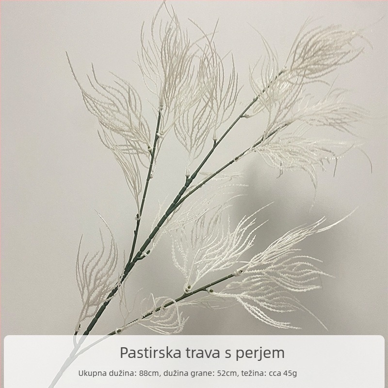 Xin yuda Umjetna eukaliptus lišće i Dragon Whisker Grass cvjetna dekoracija, Plastika, Injekcijsko oblikovanje, Sorte 3283093, Za vjenčanja, vanjsku dekoraciju i rekvizite za fotografiju