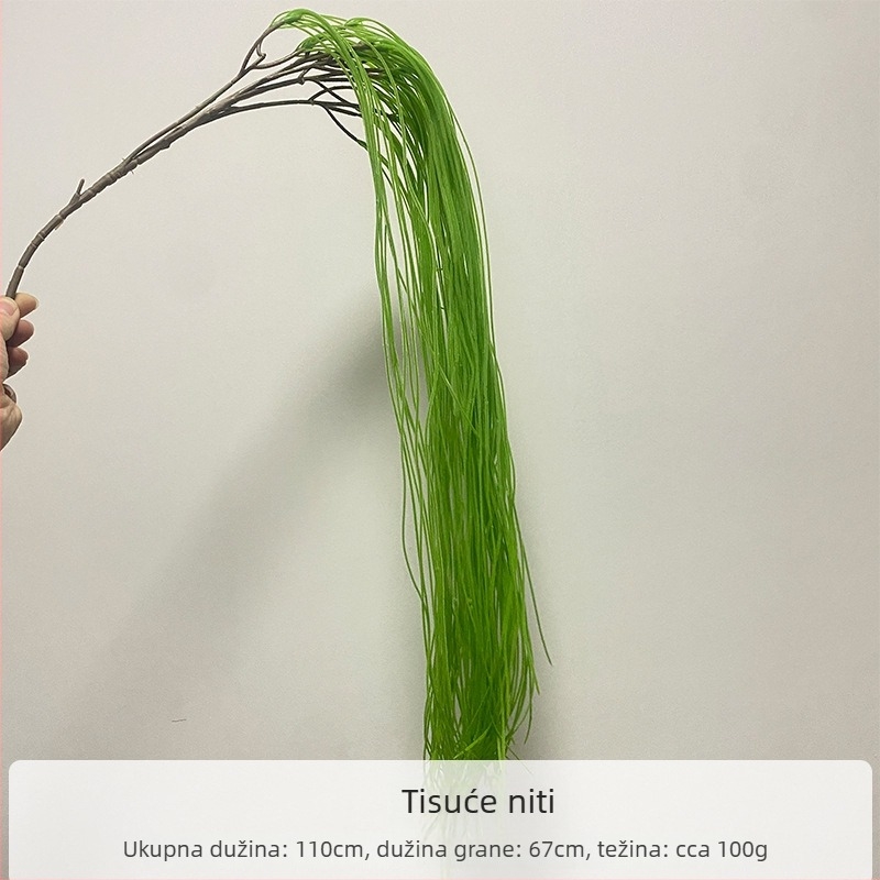 Xin yuda Umjetna eukaliptus lišće i Dragon Whisker Grass cvjetna dekoracija, Plastika, Injekcijsko oblikovanje, Sorte 3283093, Za vjenčanja, vanjsku dekoraciju i rekvizite za fotografiju