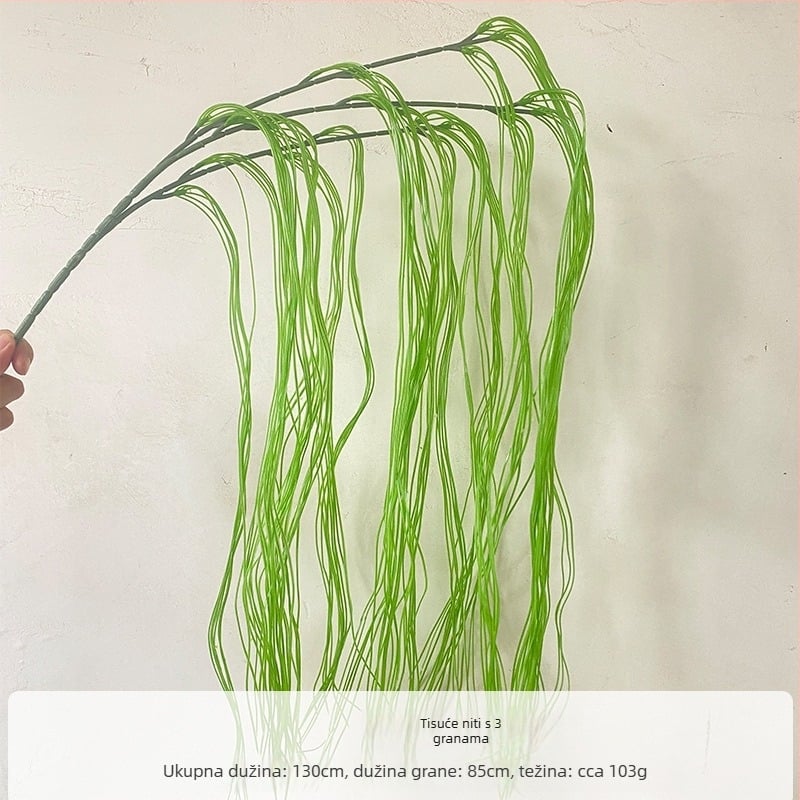 Xin yuda Umjetna eukaliptus lišće i Dragon Whisker Grass cvjetna dekoracija, Plastika, Injekcijsko oblikovanje, Sorte 3283093, Za vjenčanja, vanjsku dekoraciju i rekvizite za fotografiju