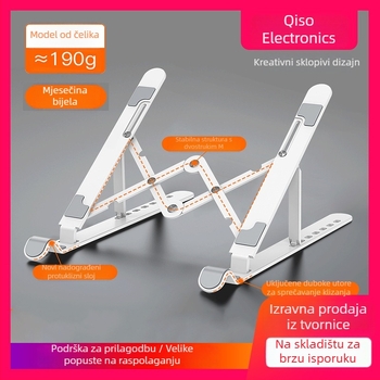 Plastična držač za laptop i tablet, A-104, prilagodljiv, sklopiv, lagan 145 g