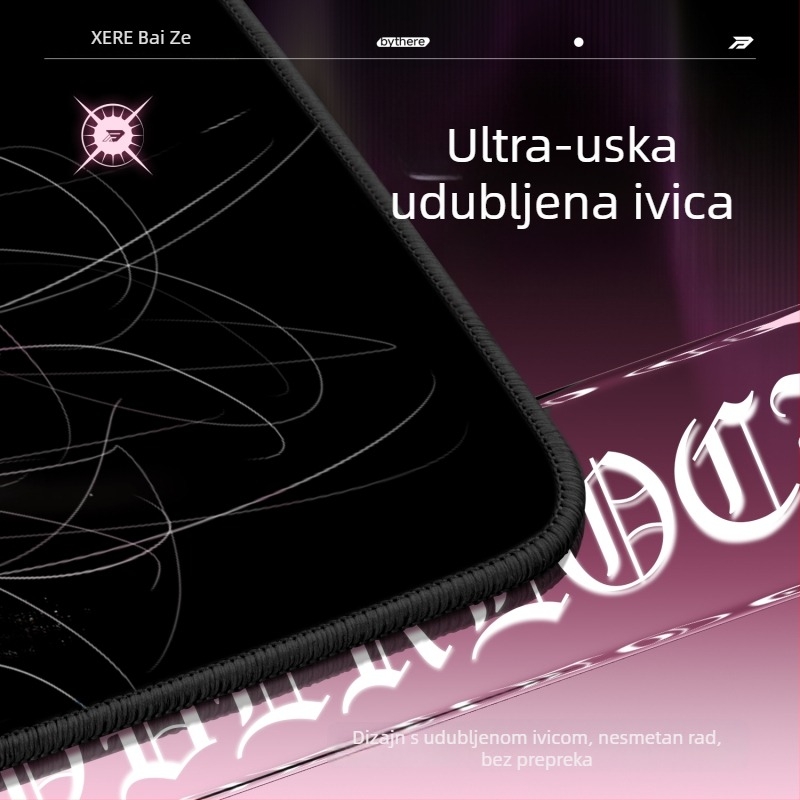 Gaming podložak za stol – serija Dvanaest znakova, protivklizna, XXL veličine, podrška za zglob