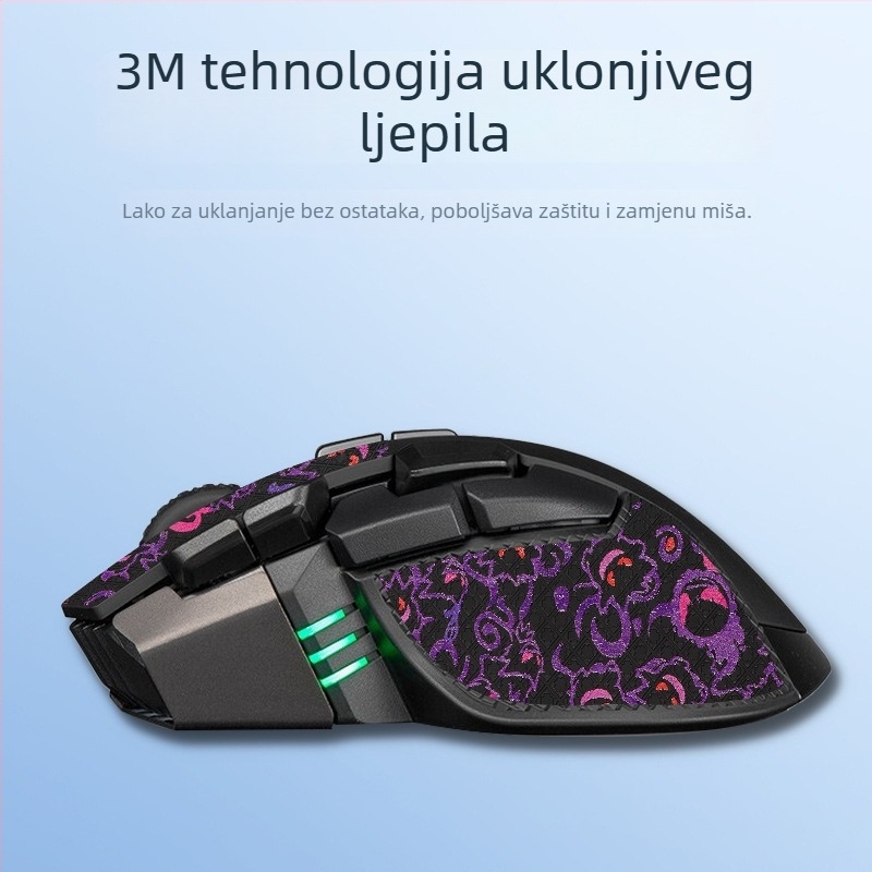 Potpuni zaštitni film za bežičnu miša Iron Hand – protuklizni, upija znoj, vodootporan i otporan na habanje