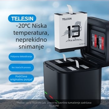 TELESIN GP13 Baterija visokih performansi za GoPro 13, prva generacija