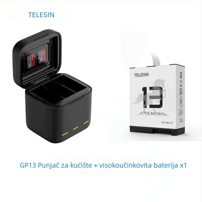 TELESIN GP13 Baterija visokih performansi za GoPro 13, prva generacija