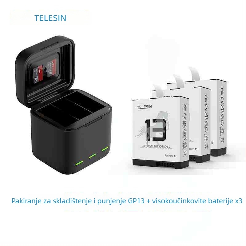 TELESIN GP13 Baterija visokih performansi za GoPro 13, prva generacija
