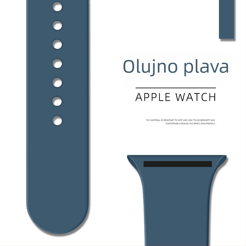 Silikonski remen za Apple Watch Series 11,sportski remen s jednostavnom kopčom