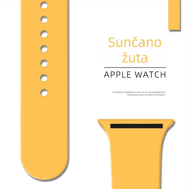 Silikonski remen za Apple Watch Series 11,sportski remen s jednostavnom kopčom