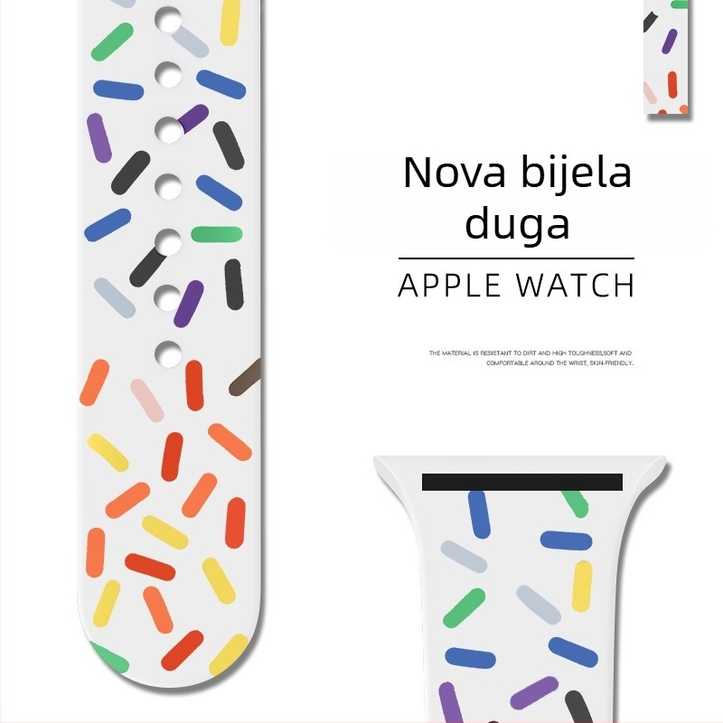Silikonski remen za Apple Watch Series 11,sportski remen s jednostavnom kopčom