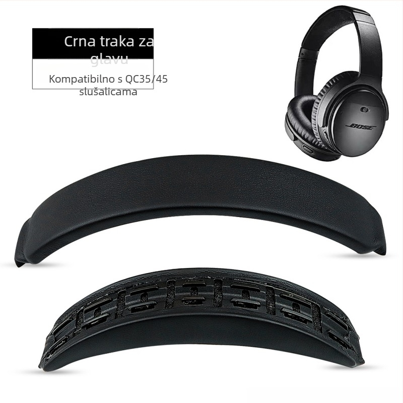 Zamjena glavne trake za Bose QC35/QC45 — gornji i donji spoj, kompatibilno s QC35/QC45, Headphonemagic