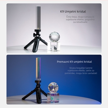 Fotografski set MK 829092 – profesionalna fotografija rekviziti s čarobnim svjetlom i kristalnim prednjim dijelom za film i vjenčanja, težina 0.5 kg