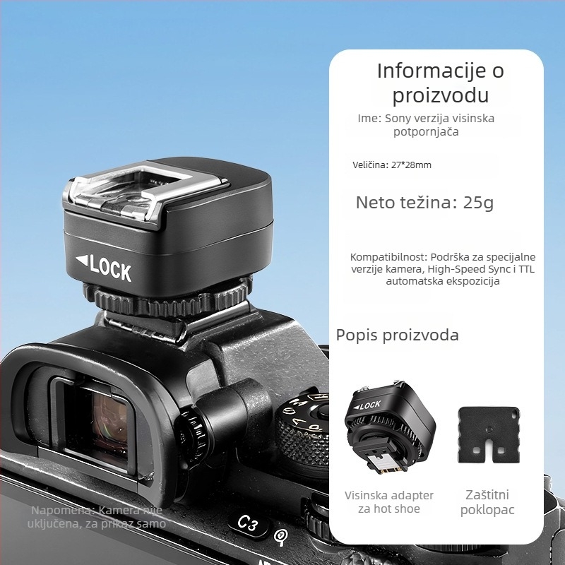 Godox TR/SF-R bežični okidač bljeska za kameru, s univerzalnom podlogom za hot shoe i nosačem IT30/2022