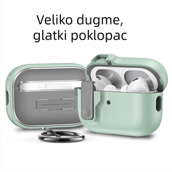 Kutija za zaštitu s pokretnim poklopcem za AirPods Pro 2. generaciju, Pro3 otpornost na padove, kompatibilna s AirPods 4. generacijom