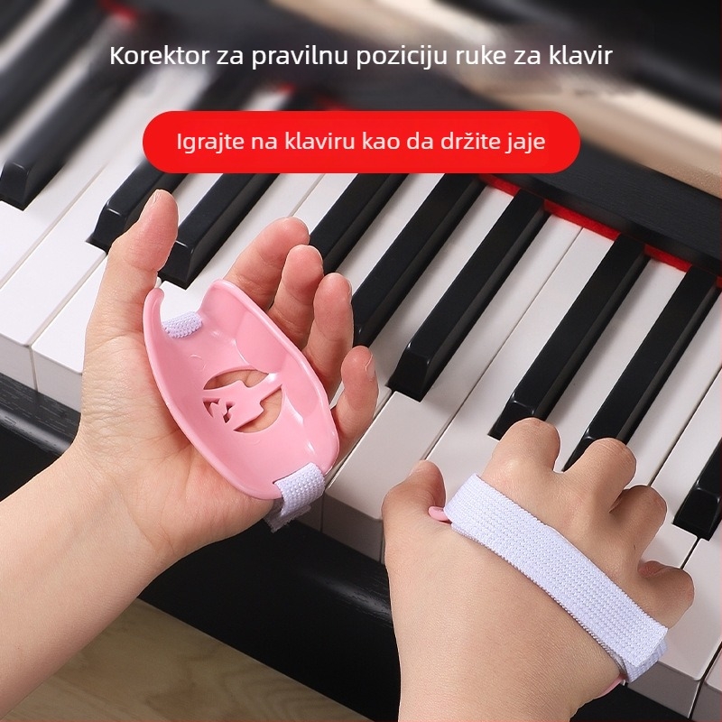 Korektor ruke za klavir – kugla za vježbanje prstiju, ABS materijal
