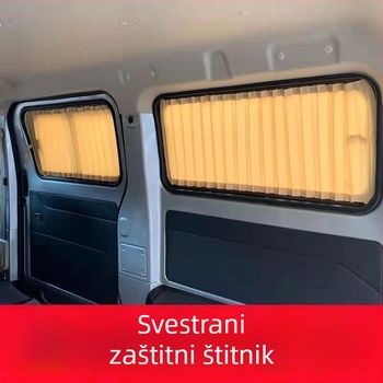 Automobilska zavjesa za bočni prozor Wuling Rongguang S, zaštita od sunca i toplinska izolacija, dvostruka vodilica