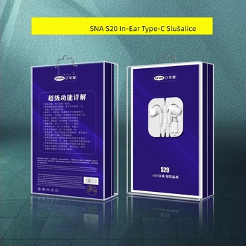 Type-C In-ear slušalice s digitalnim dekodiranjem za Huawei Android telefone (LC-C80, dinamički driver, žične, 1,2 m, 135 dB)