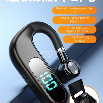 Bluetooth slušalica s kukom za uho, stereo, Huawei čipset, Bluetooth 2.0, do 4 sata trajanja baterije