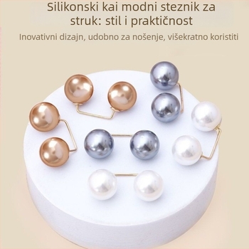 Broš za stiskanje struka za suknje i hlače – legura, ženska dekorativna broš, oblik 28206, personalizirani modni stil