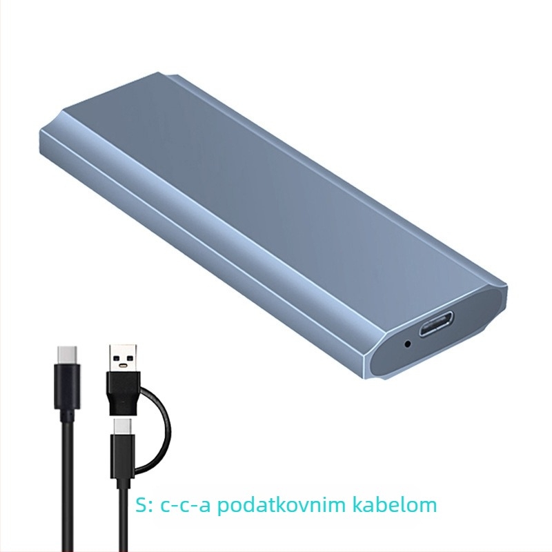 M.2 SSD kućište za NVMe/NGFF/SATA, aluminijsko kućište, podrška do 2TB, brzine prijenosa 10Gbps/5Gbps