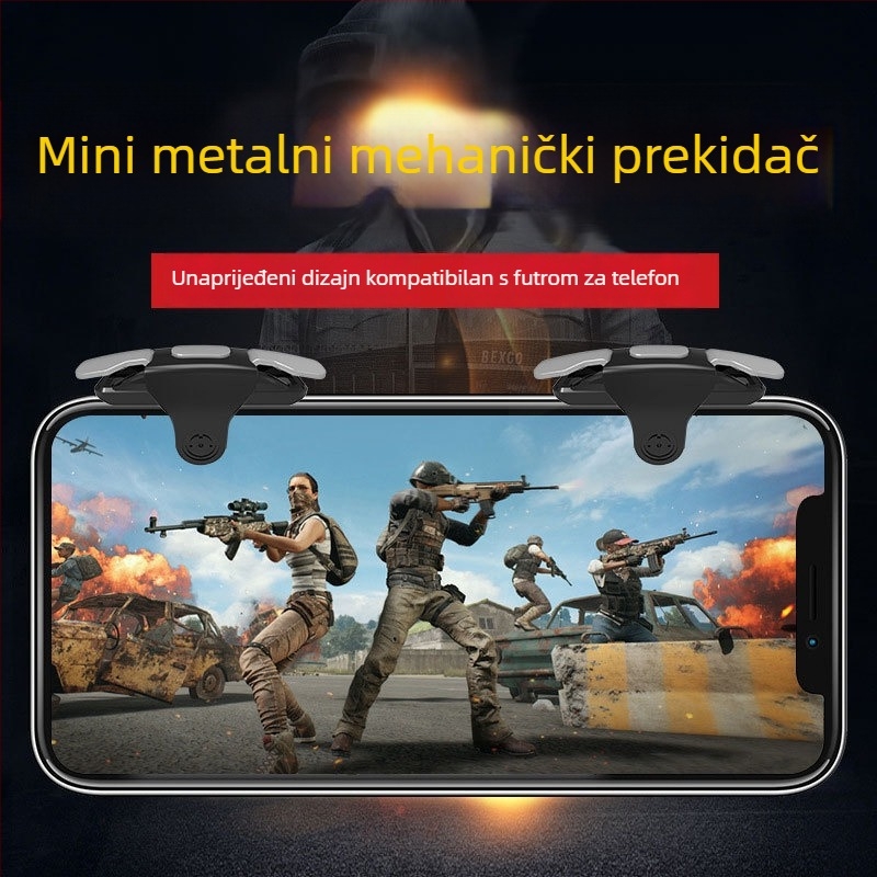 OMALISS M7 kabelski joystick za pametne telefone s mehaničkim gumbima (Model: M7; Sučelje: USB; Spoj: Žično; Vibracija: Force Feedback; Primjenjivo: pametni telefoni)