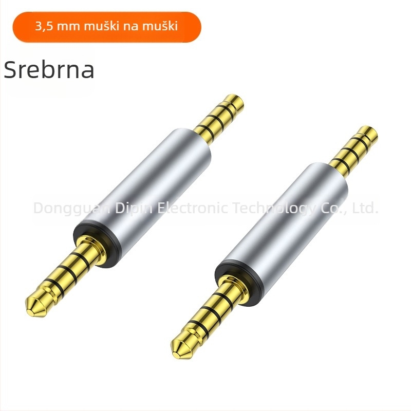 Audio produžni priključak 3,5 mm, muški na ženski, pozlaćeni, za slušalice